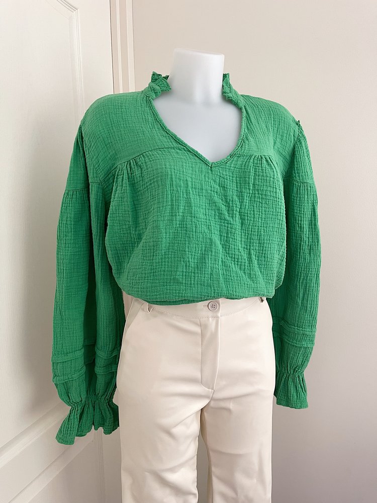 Fika Oversized Blouse / Green