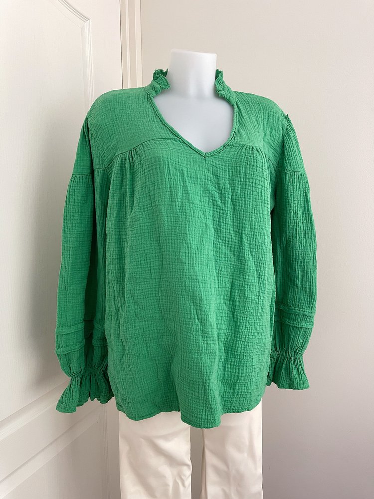 Fika Oversized Blouse / Green