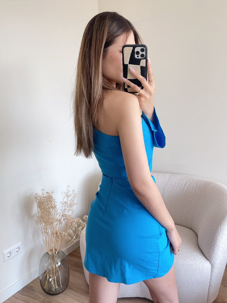 Ferrara Linen Two Piece / Blue