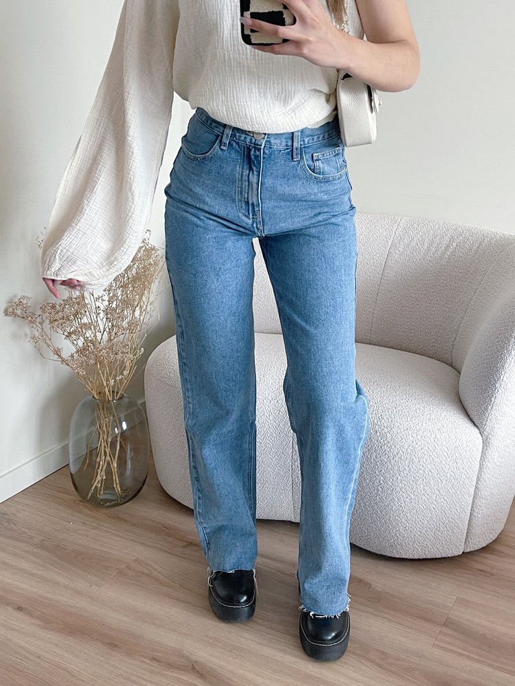 Nara Wide Leg Jeans / Blue