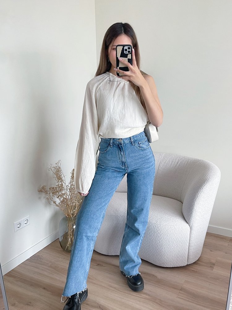 Nara Wide Leg Jeans / Blue