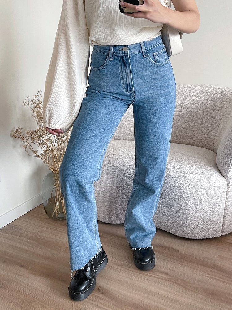 Nara Wide Leg Jeans / Blue
