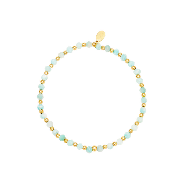 Amazon Stone Beads Bracelet / Turquoise