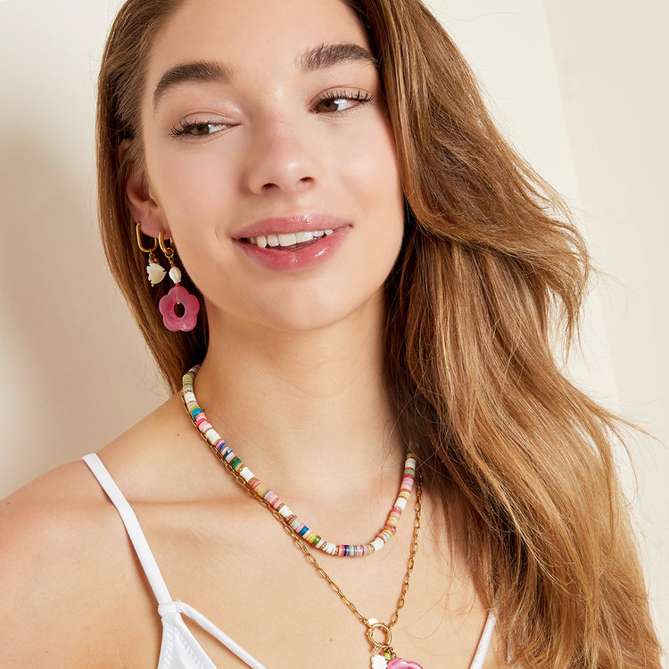 Rainbow Shell Necklace