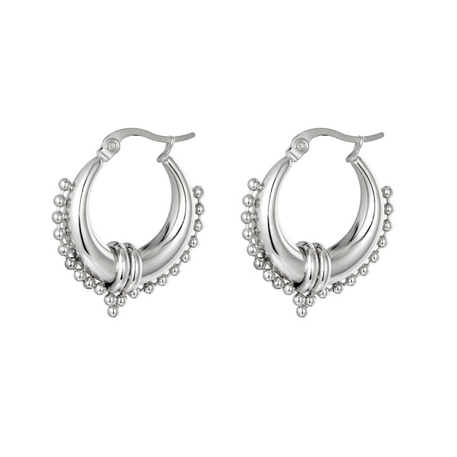 Bali Hoops Earrings | Sterling Silver | Jane