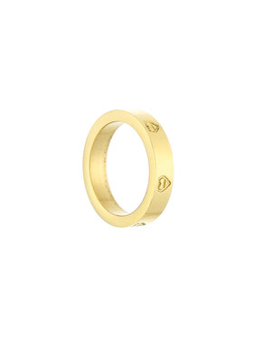 Gold Heart Band Ring