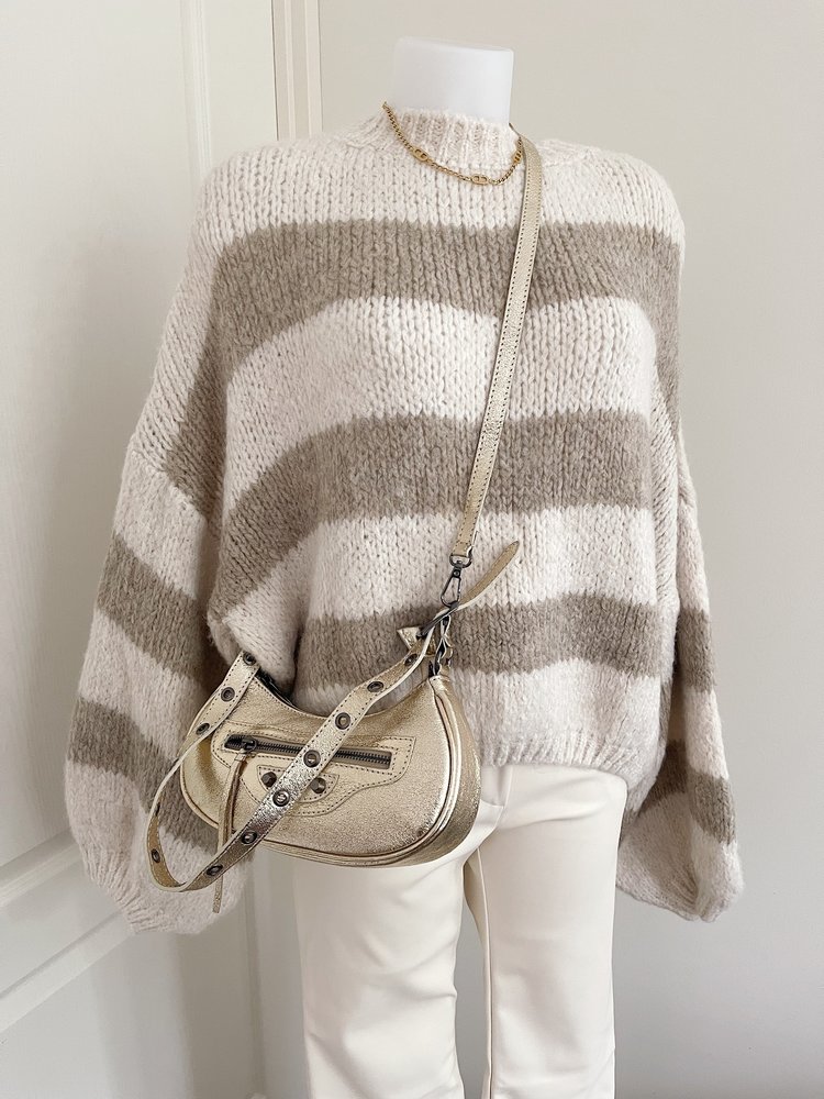 Azula Shoulder Bag / Metallic Gold