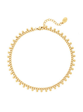 Gold Little Dots Chain Bracelet