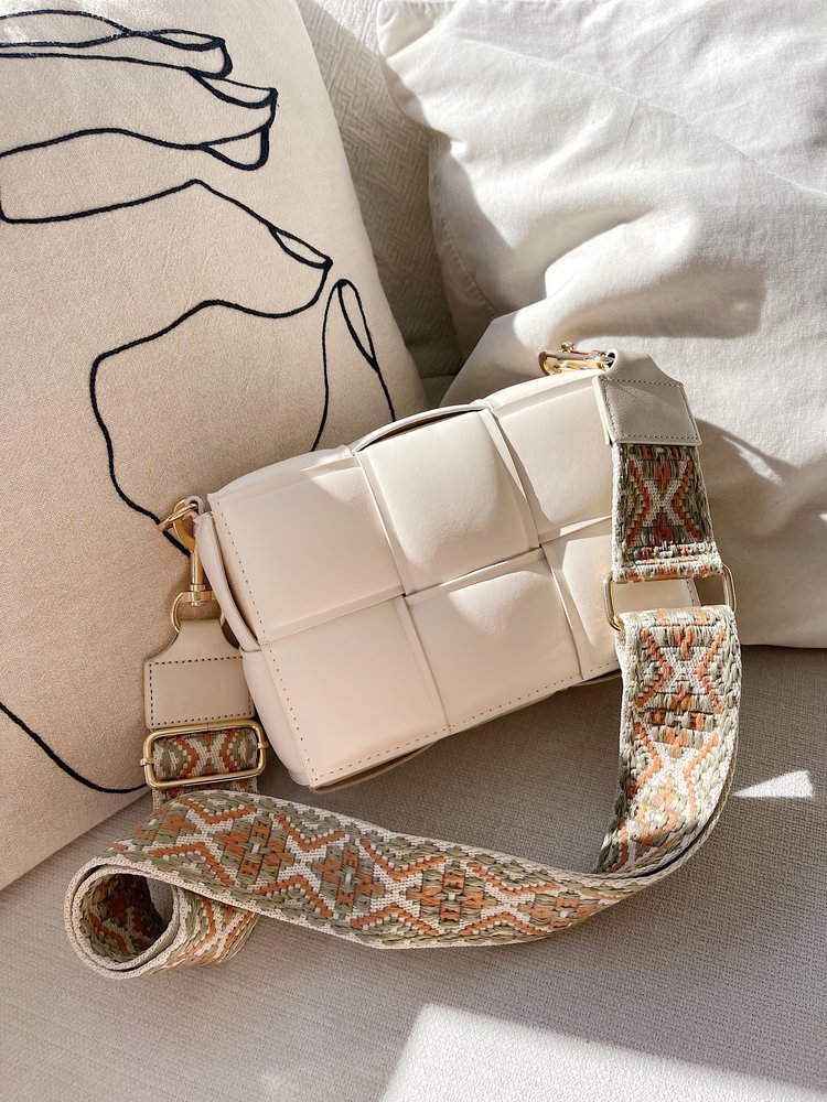 Charvi Aztec Bag Strap / Beige