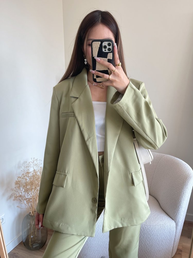 Gaya Oversized Blazer / Olive Green