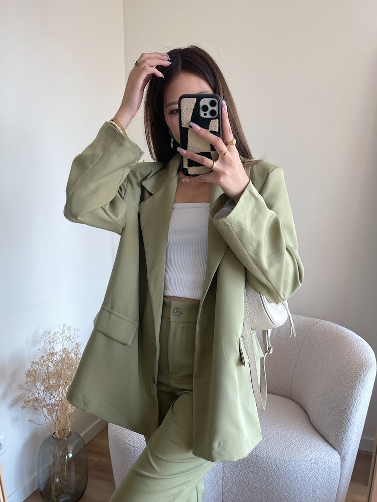 Gaya Oversized Blazer / Olive Green