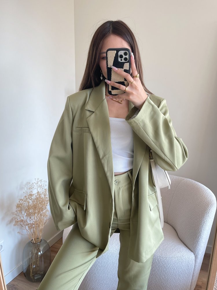 Gaya Oversized Blazer / Olive Green