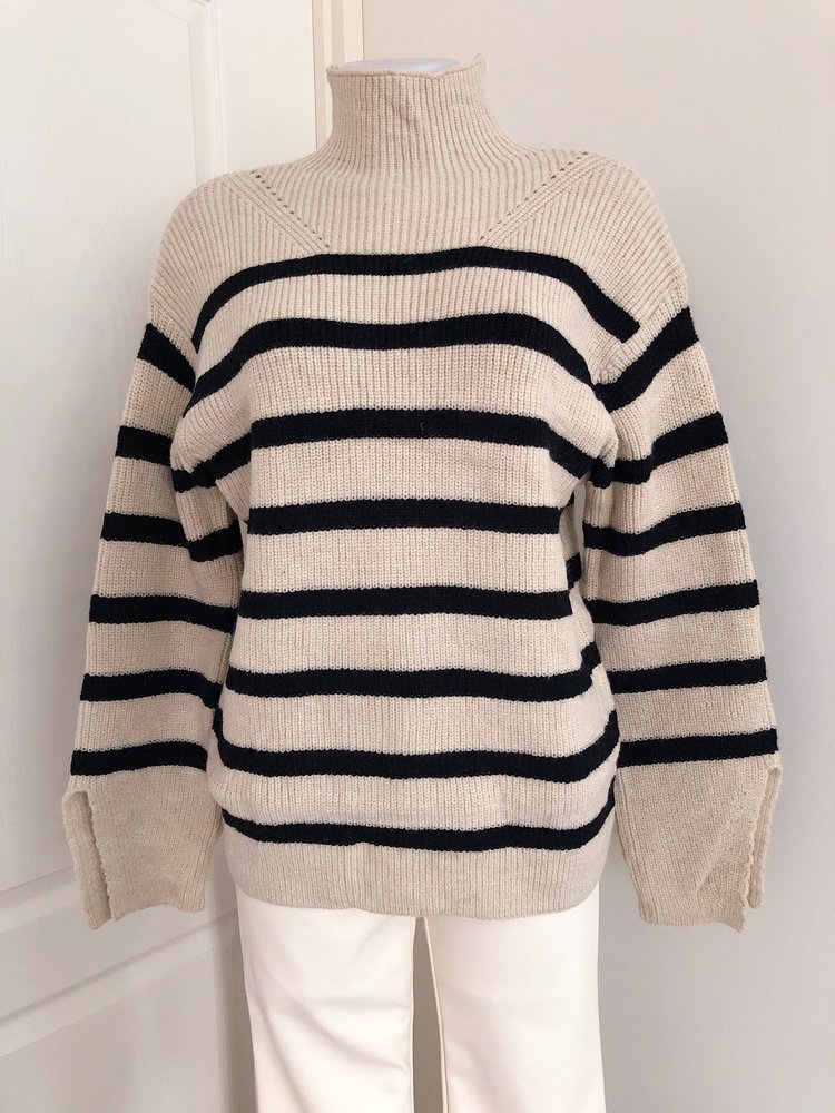 Elka Striped Sweater / Beige