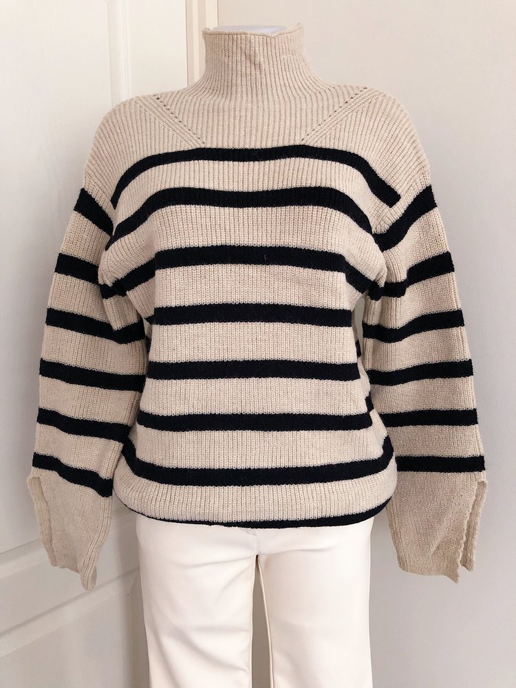 Elka Striped Sweater / Beige