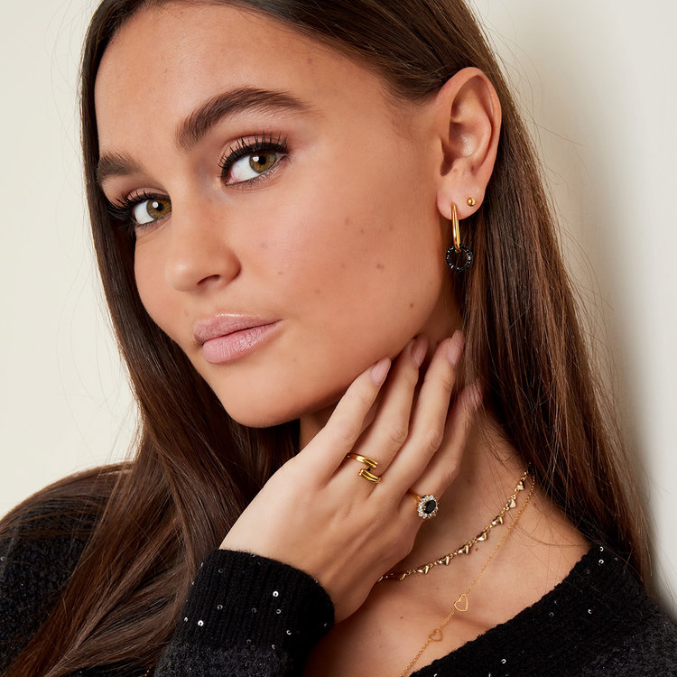 Gold Elegant Twist Ring