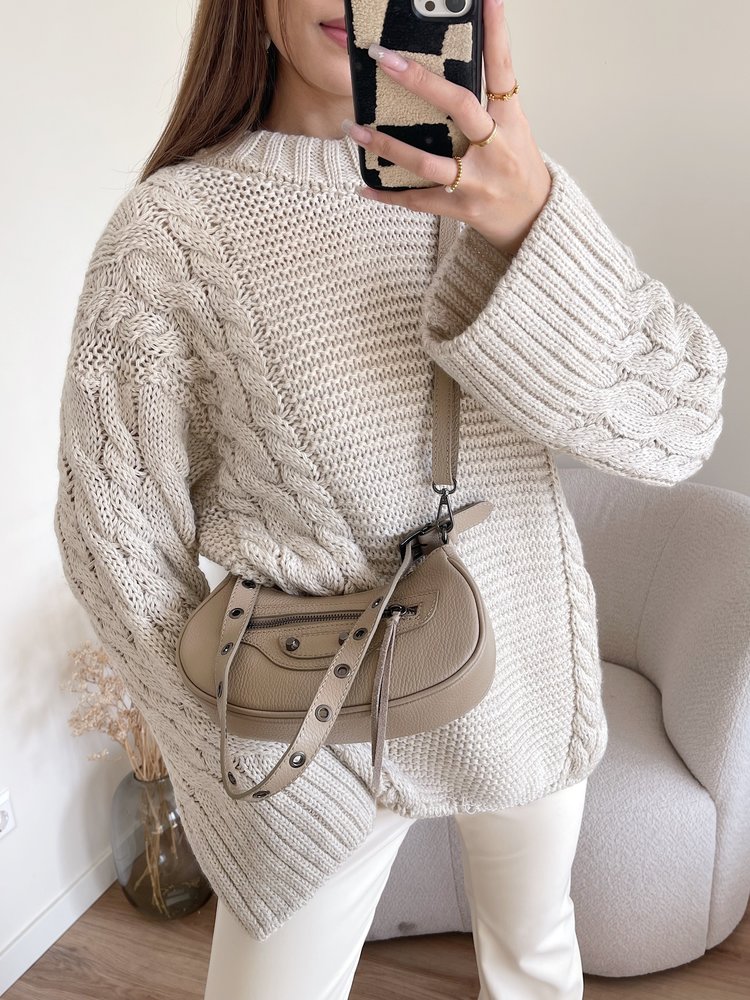 Azula Shoulder Bag / Taupe