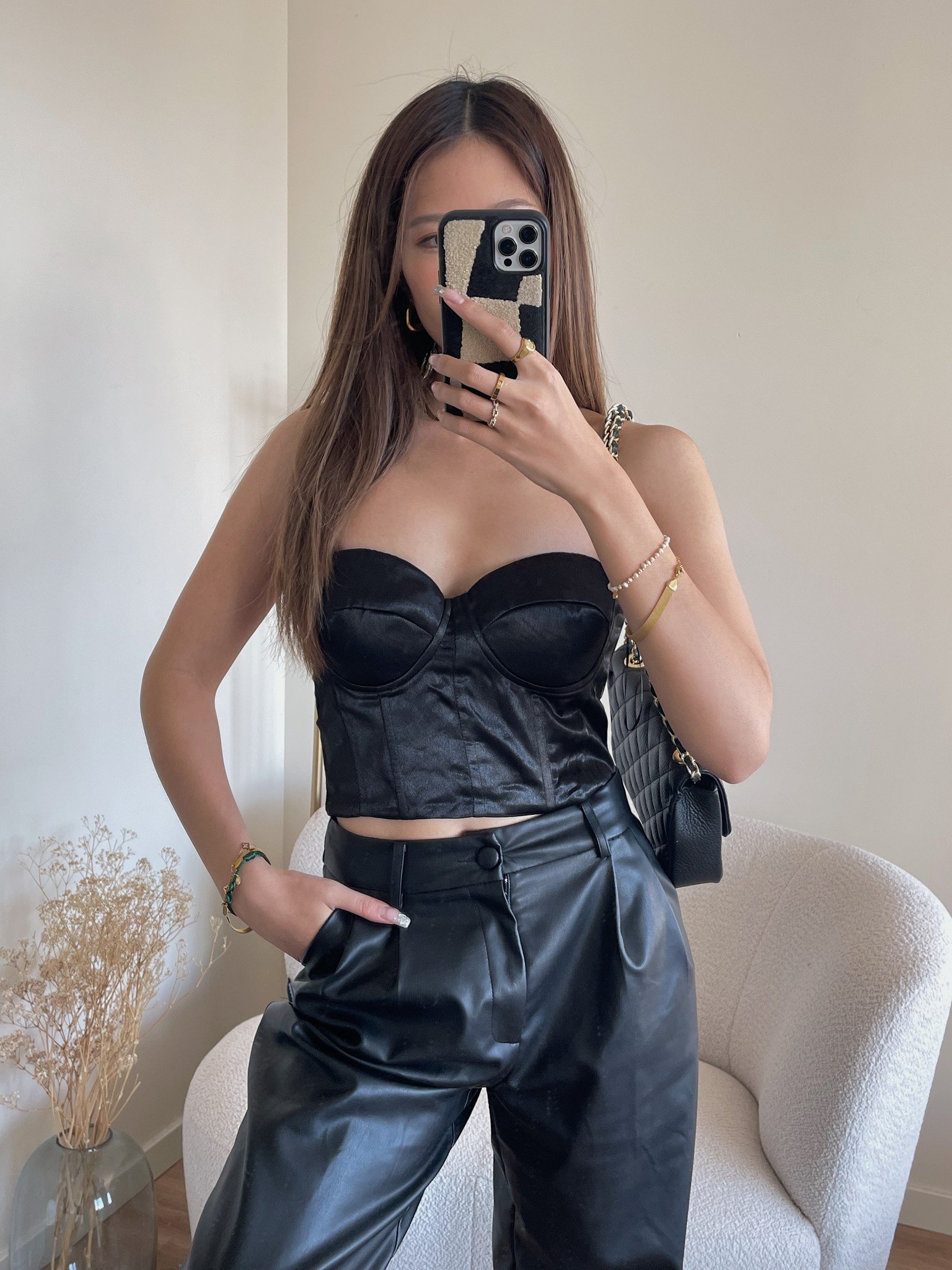 Satin Corset Top