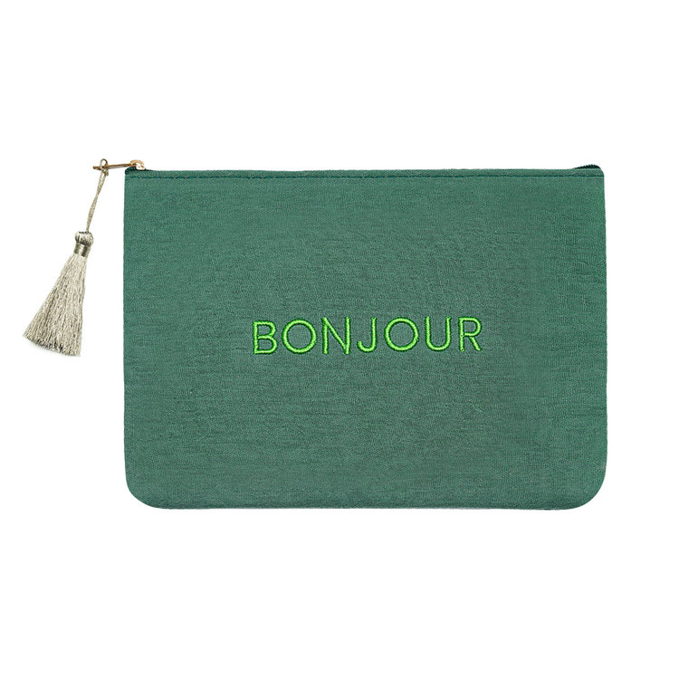 Bonjour Makeup Bag / Green