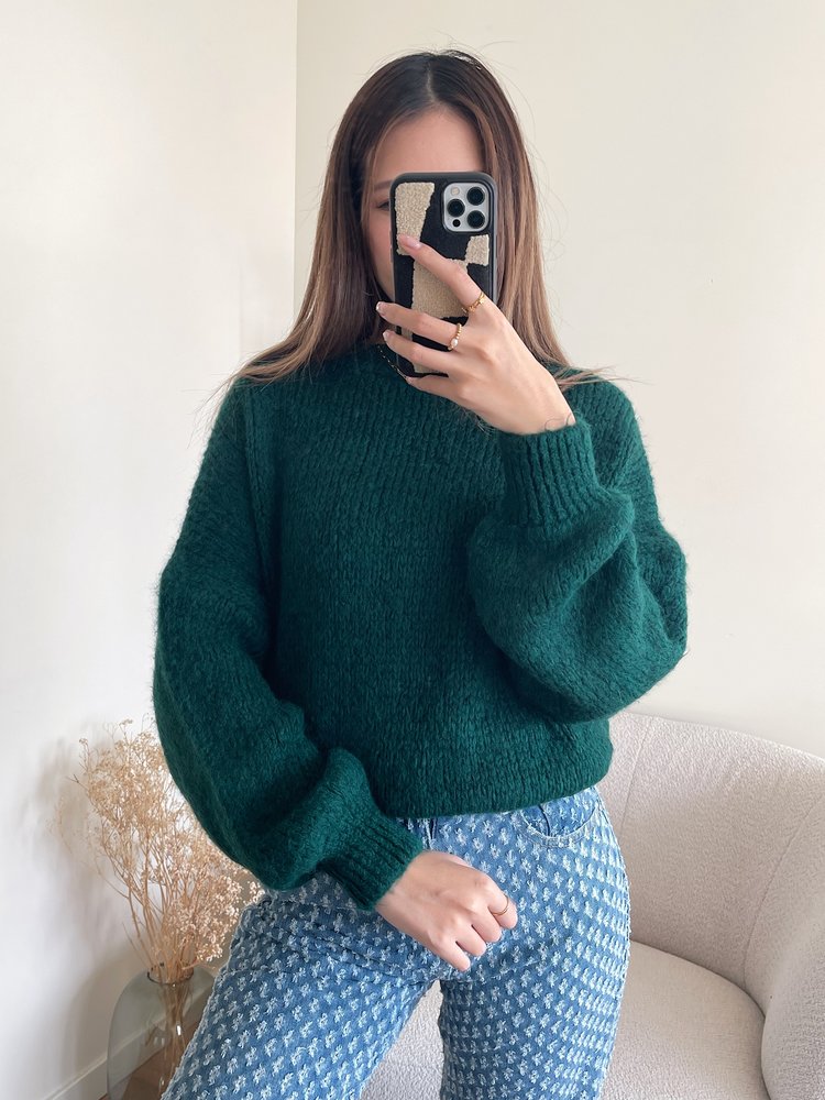 Zorea Oversized Sweater / Dark Green