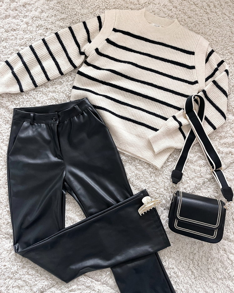 Rory Striped Sweater / Beige