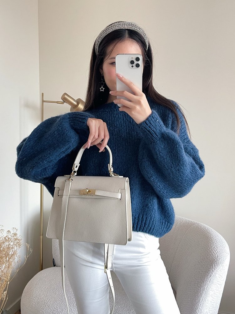 Ceara Classic Handbag / Ecru