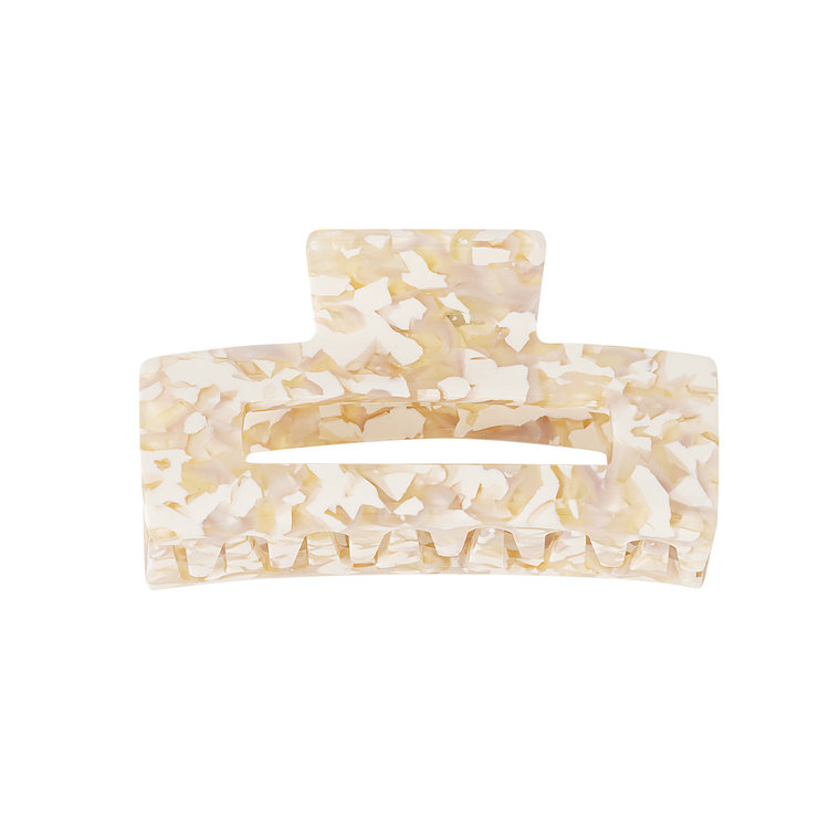 Caya Marble Hair Claw / Ivory