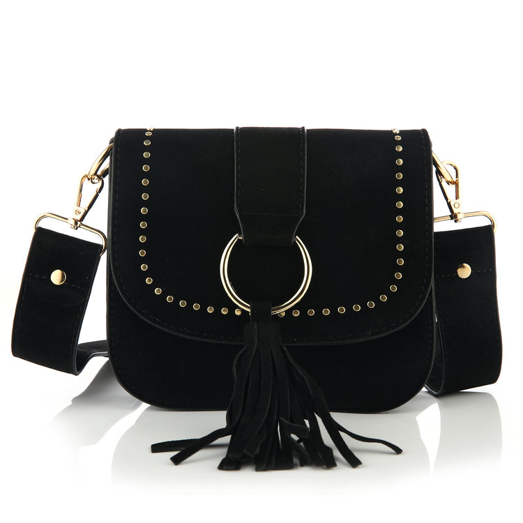 Talisa Studs Crossbody Bag / Black