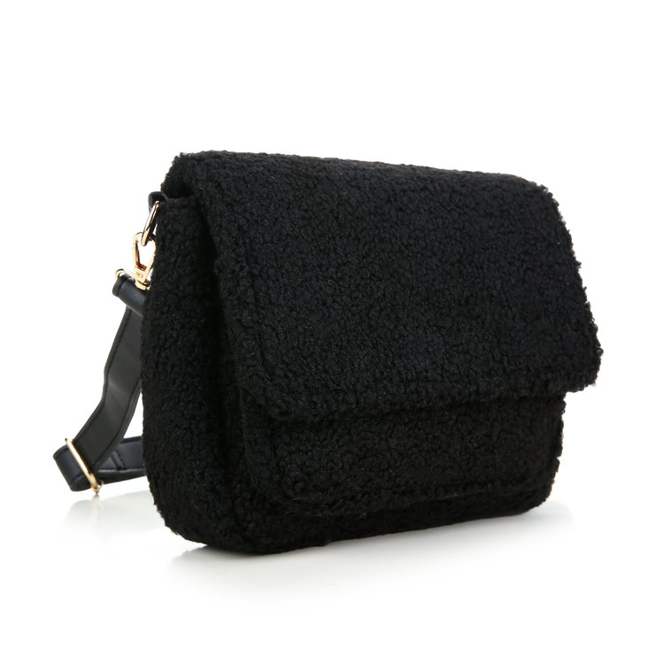 Miyo Teddy Crossbody Bag / Black