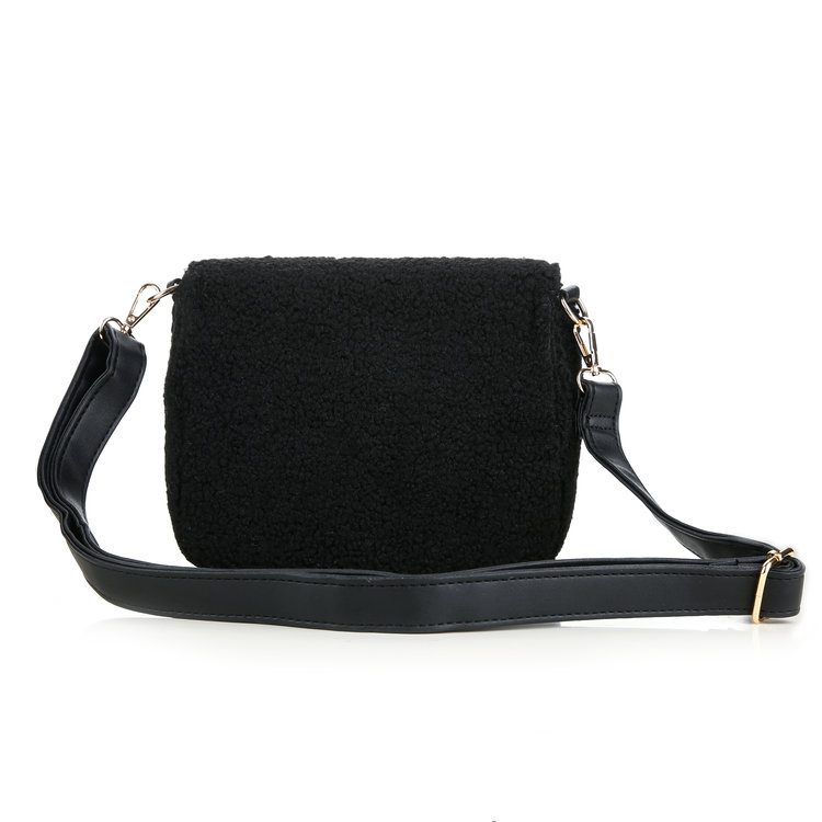 Miyo Teddy Crossbody Bag / Black