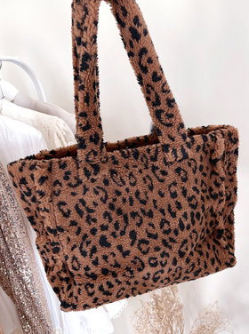 Nori Teddy Bag / Leopard Dark Brown