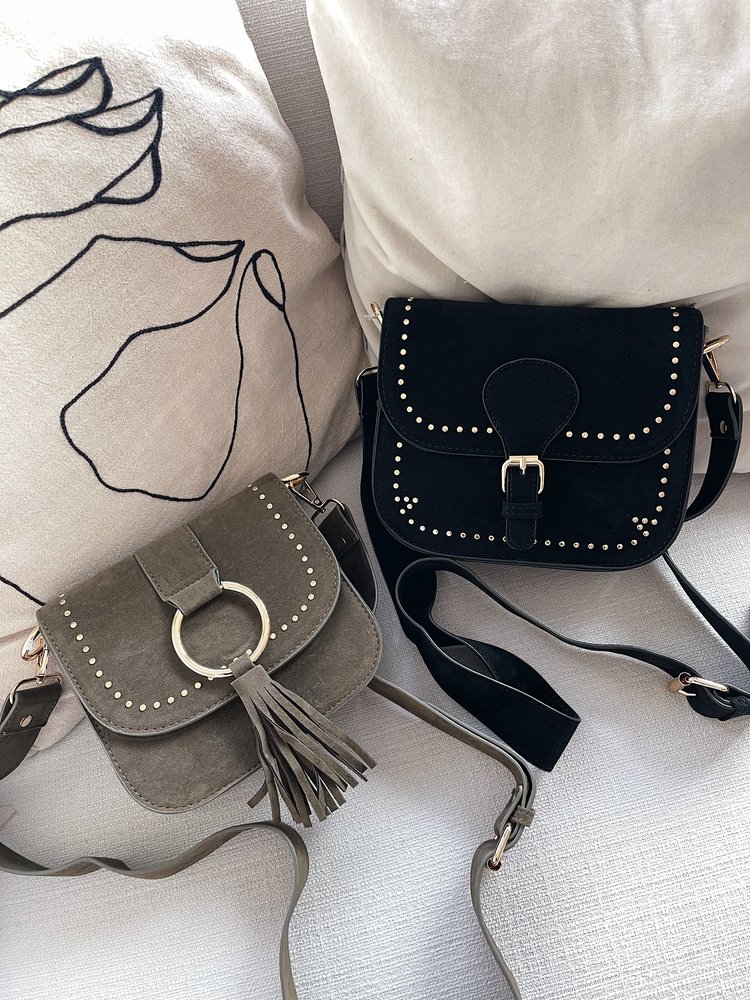 Talisa Studs Crossbody Bag / Olive Green