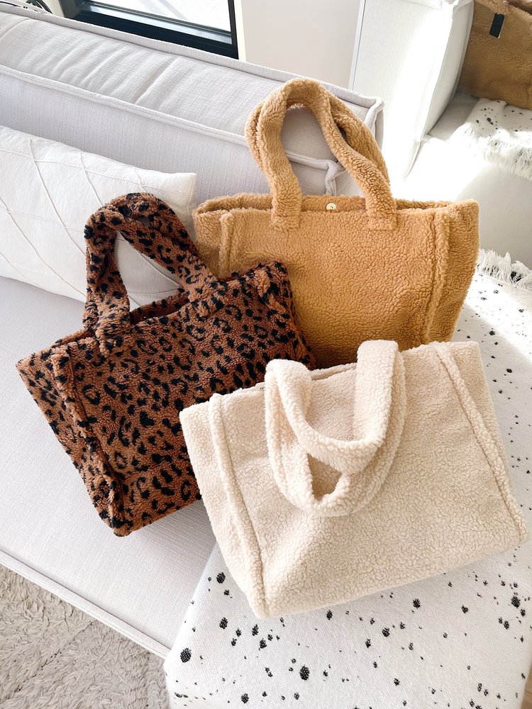 Nori Teddy Bag / Leopard Dark Brown