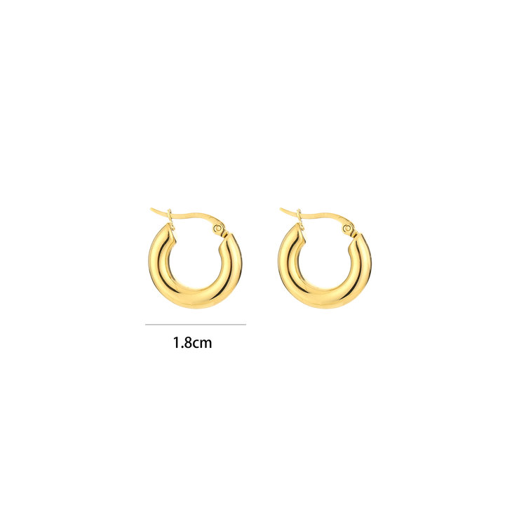 Gold Suki Hoop Earrings