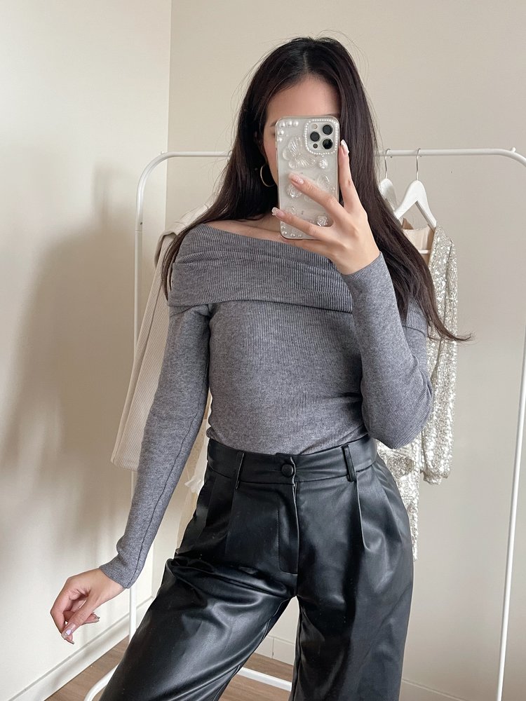 Romi Off Shoulder Body / Grey
