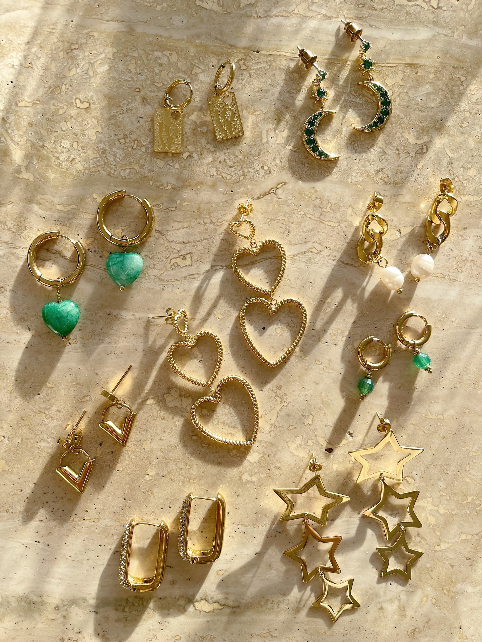 Timeless Sparkle Gold Diamond Earrings | Tallajewellers