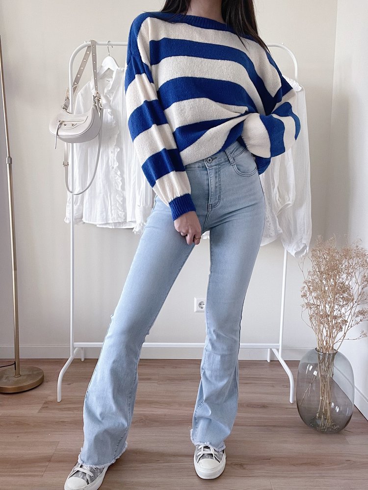 Fiene Basic Flared Jeans / Blue