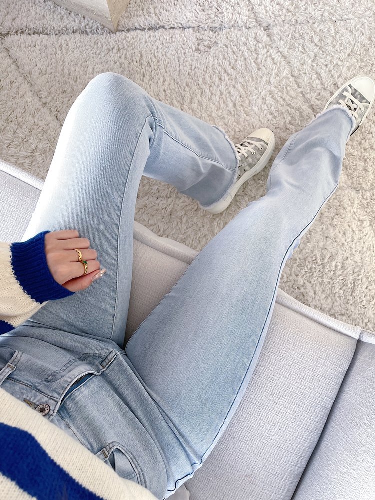 Fiene Basic Flared Jeans / Blue