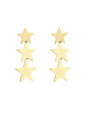 Gold Star Party Earrings