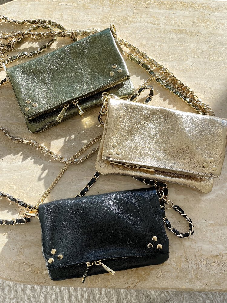 Savage Crossbody Chain Bag / Light Gold