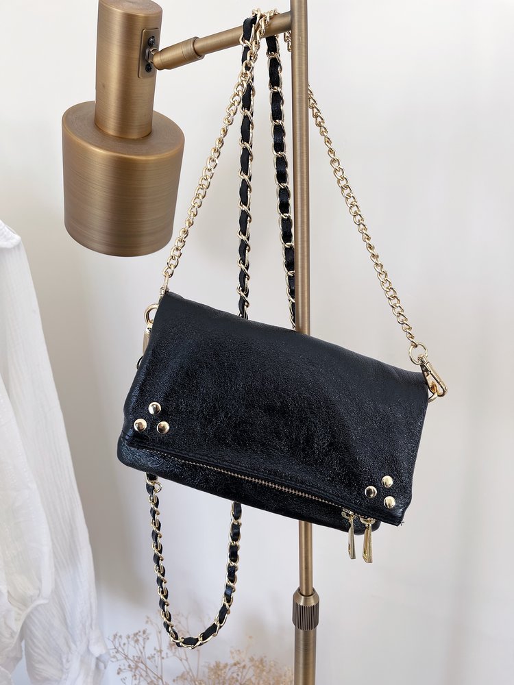 Savage Crossbody Chain Bag / Black