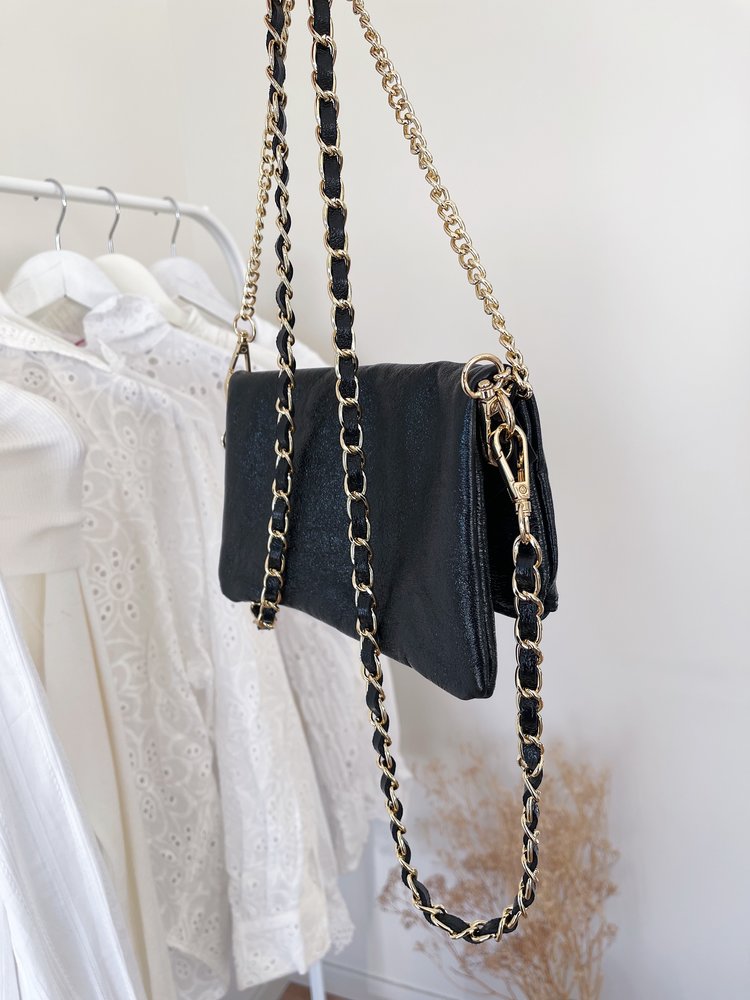 Savage Crossbody Chain Bag / Black