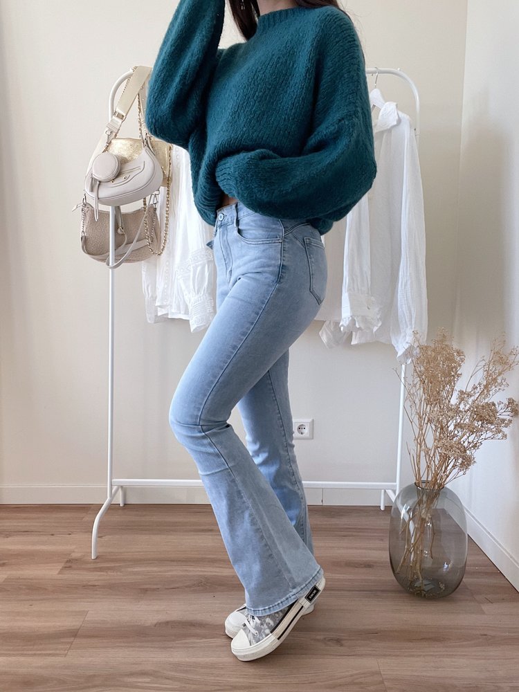 Serra Basic Flared Jeans / Blue