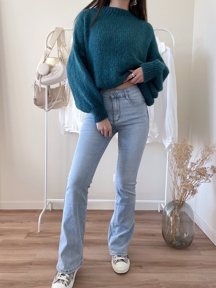 Serra Basic Flared Jeans / Blue