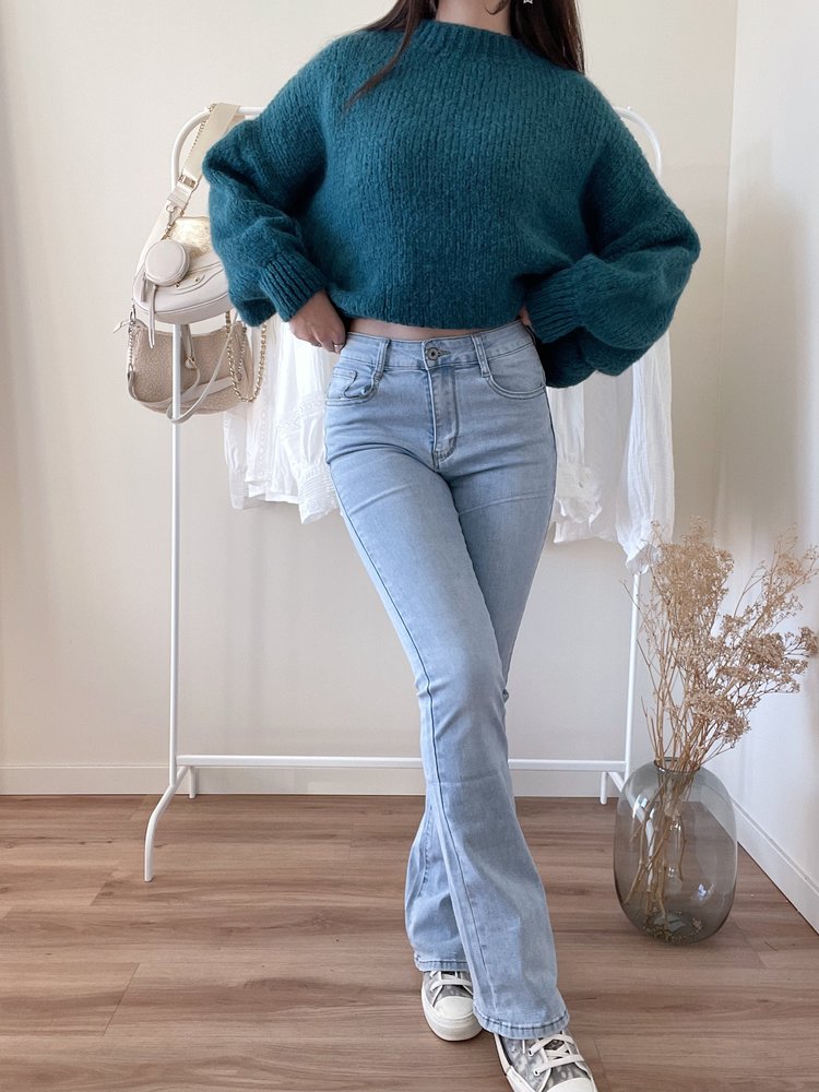 Serra Basic Flared Jeans / Blue