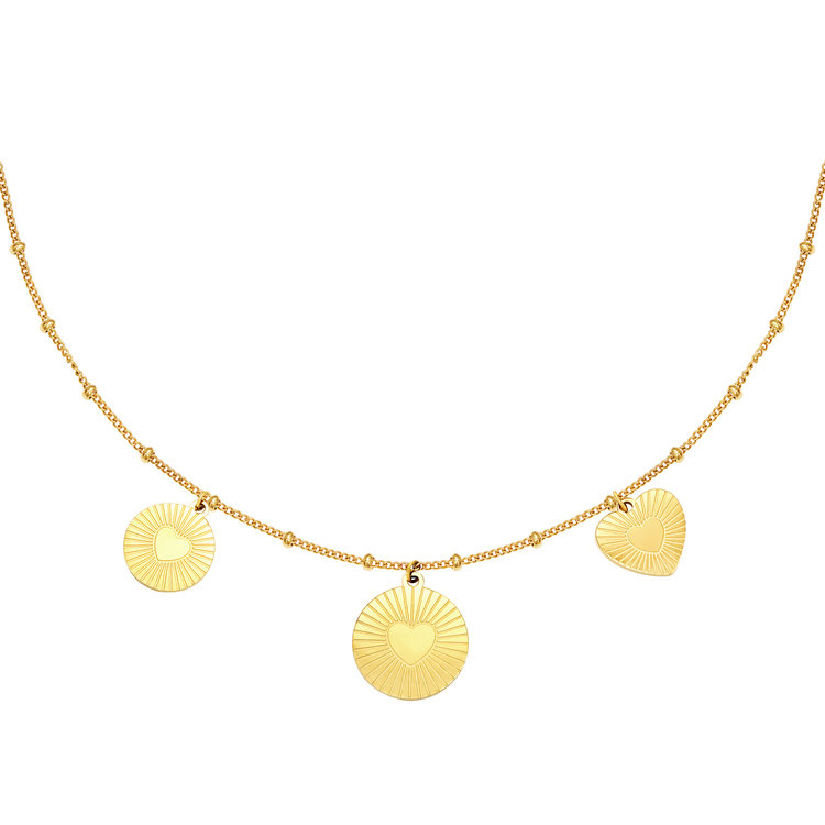 Gold Love Me Heart Necklace