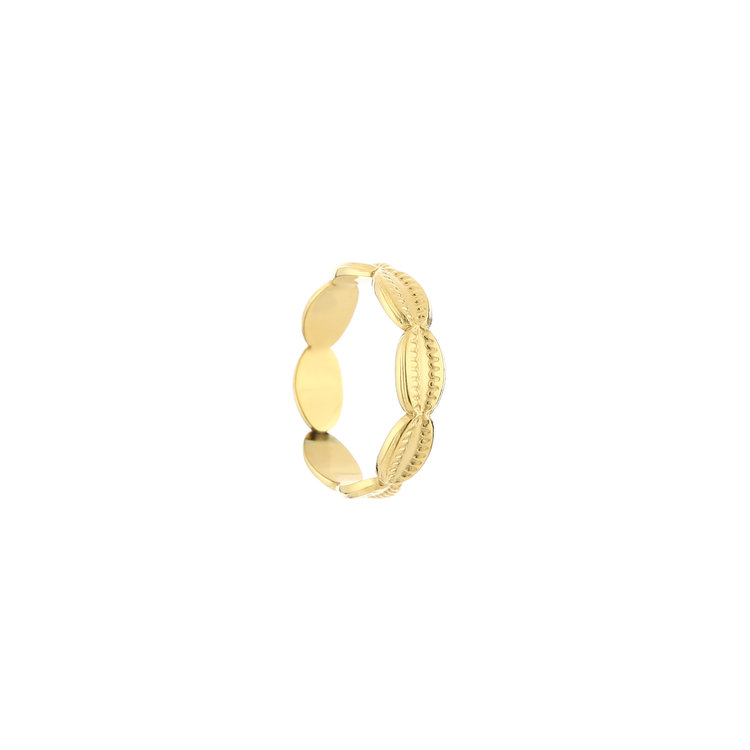Gold Kauri Shell Ring
