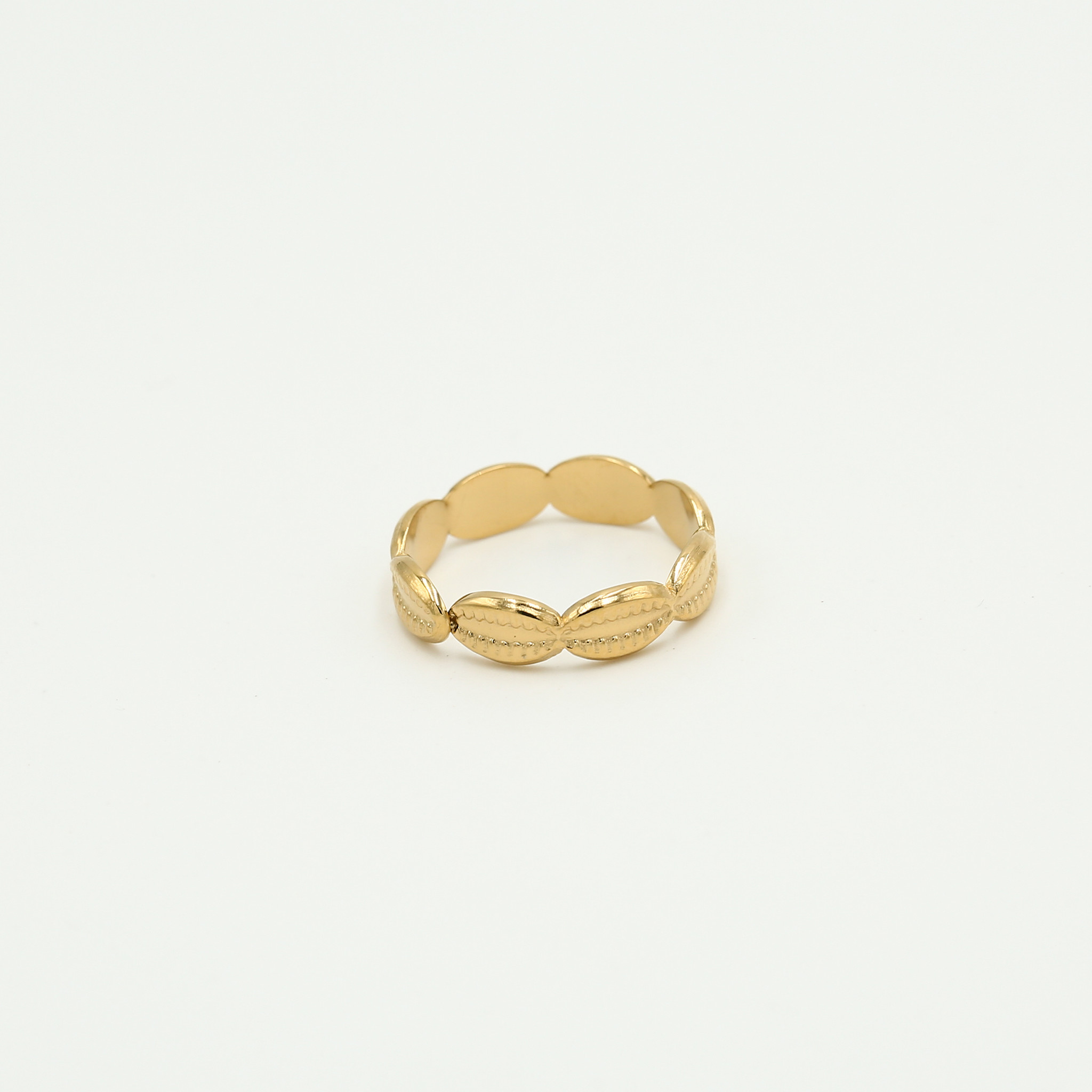 Kaeri Handmade Gold Tone Silver Ring main image 1