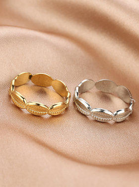 Silver Kauri Shell Ring