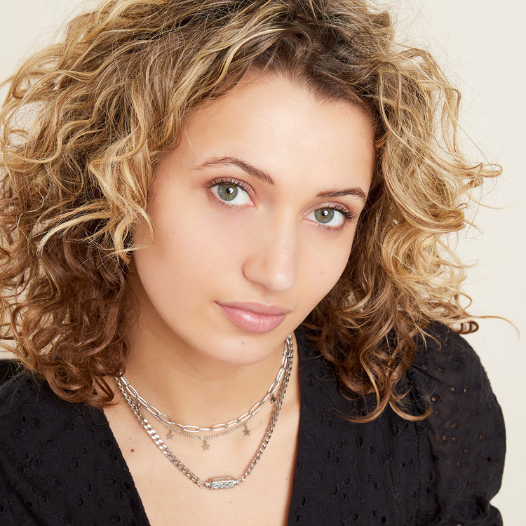 Gold Star Double Chain Necklace