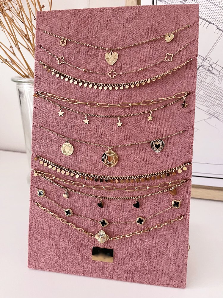 Gold Love Me Heart Necklace